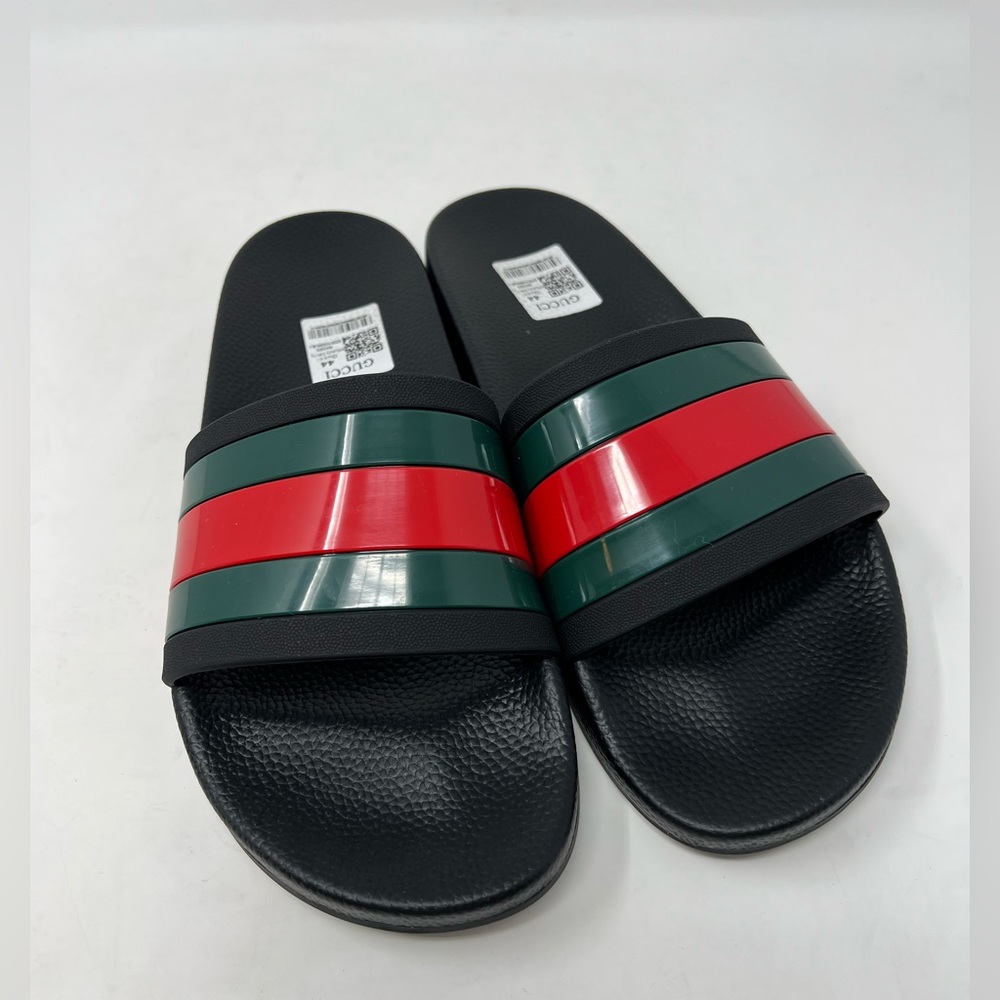 Gucci Men’s Rubber Slide Sandal Size 10
